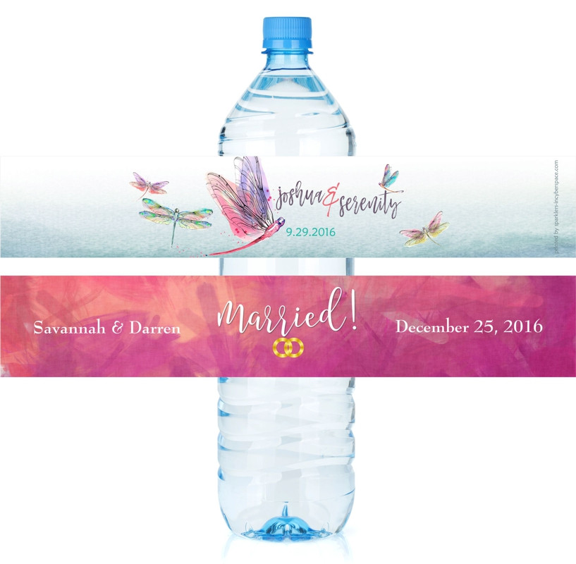 Printable Water Bottle Label:fountain of Youth Water Bottle 