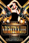nightclub, club, lounge, rave marketing postcard.