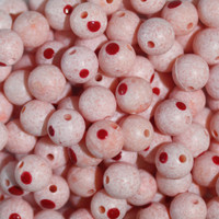 TroutBeads BloodDotEggs Cotton Candy three sizes available