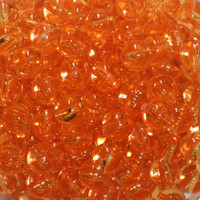 TroutBeads Orange Clear three sizes available