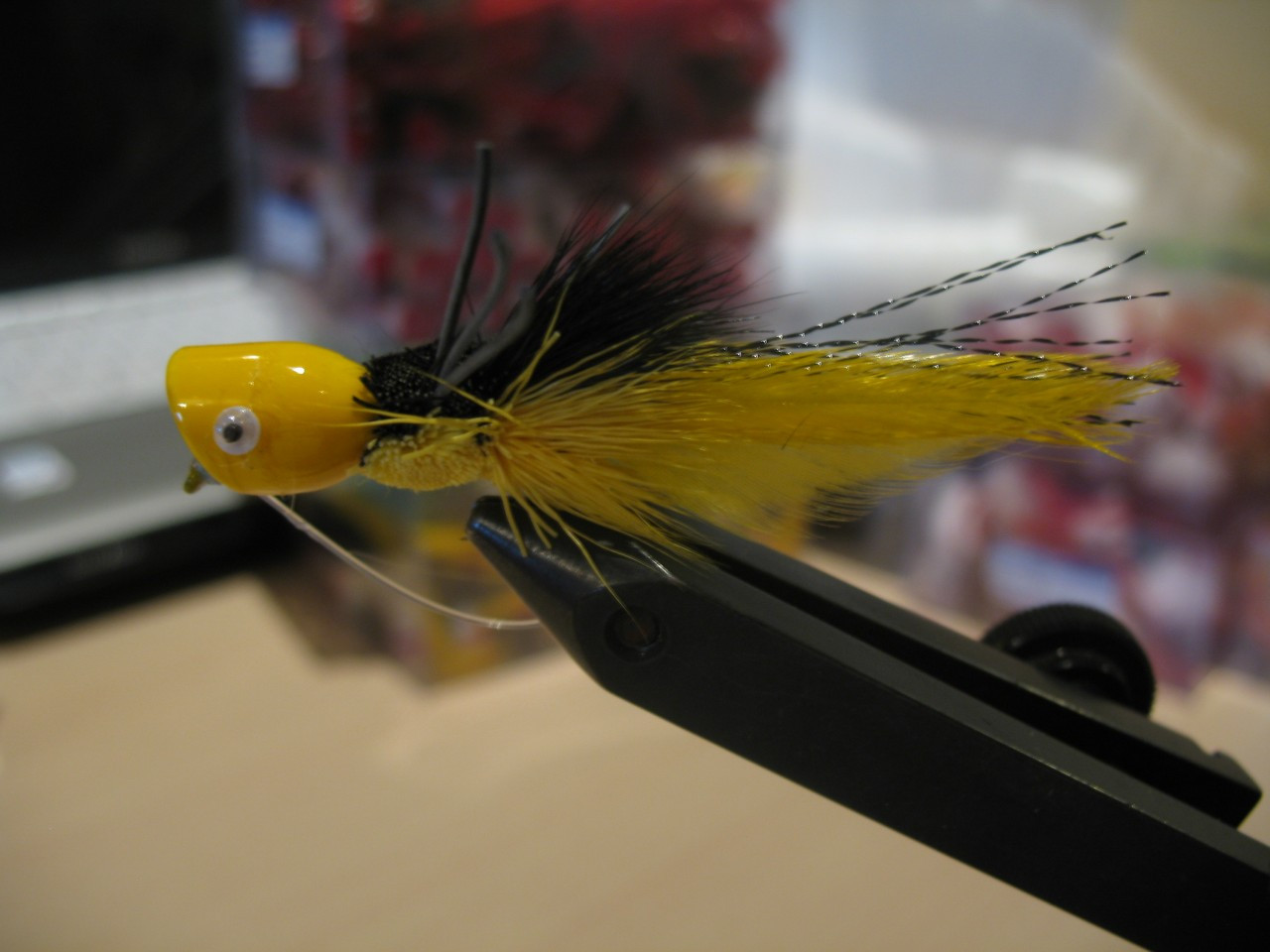 Bass Popper Yellow 2pk. - Fishheads Canada