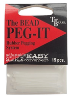 Peg-It 15 pack or 50 pack, Red or Clear