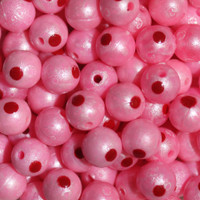 TroutBeads BloodDotEggs Pink two sizes available