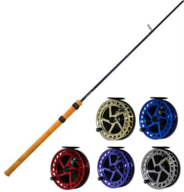 Centerpin Float Rod And Reel Combo RAVEN HELIX COMBO W/ BACKING
