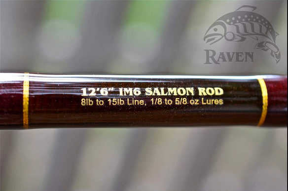 Raven 12'6 IM6 Salmon Rod