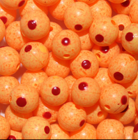 Troutbeads BloodDotEggs Oregon Cheese three sizes available