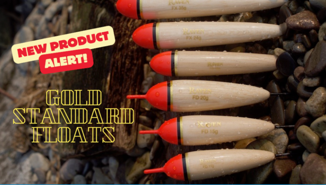 RAVEN BALSA FLOAT GOLD STANDARD - FX - 3 SIZES - Fishheads Canada