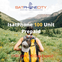 IsatPhone Prepaid 100 Units - (Price includes one time fee of $30 for SIM & Shipping)