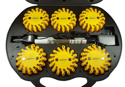 Instant Rebate saleprice Pro Light LED Safety Flare (Amber) 6 Pack W/ Rechargeable Case and Charger
