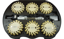 Pro Light LED Safety Flare (White) 6 Pack W/ Rechargeable Case and Charger