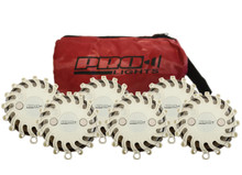 Pro Light LED Safety Flare (White) 6 Pack In Travel Bag W/ Replaceable CR123 Lithium Battery
