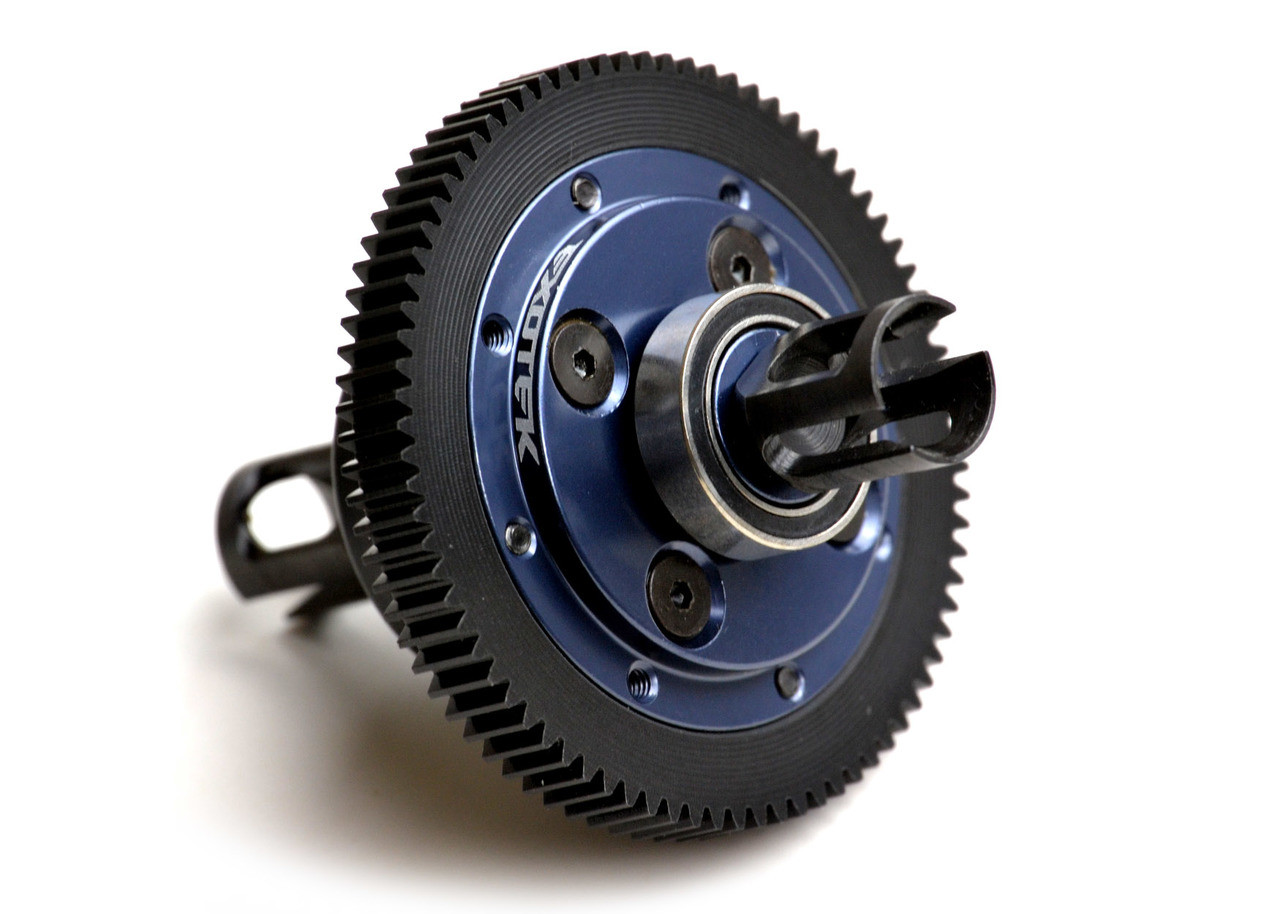 EB410 MACHINED 81 SPUR GEAR AND MOUNTING PLATE - Exotek Racing