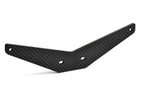 B6 / XB2 CARBON BODY MOUNT PLATE, for the rear of B6 & XB2 buggies