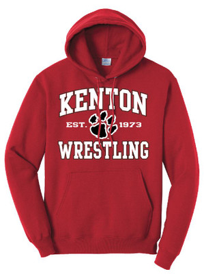 Kenton Wrestling Hoodie - Red
