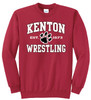 Kenton Wrestling Crew Sweatshirt - Red