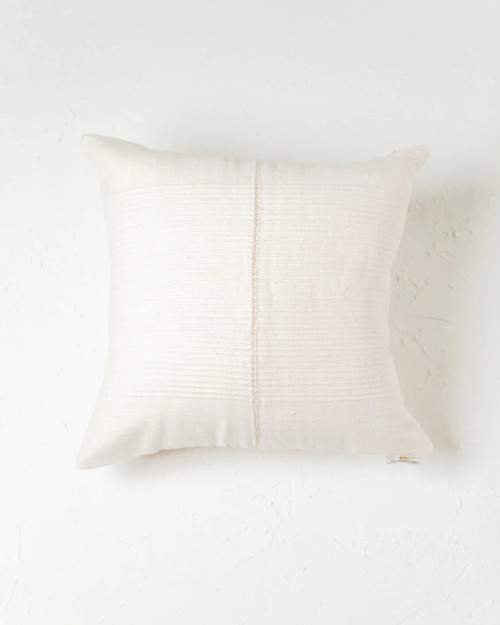  Riviera Hand Stitch Throw Pillow - Natural                 FREE SHIPPING