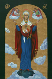 The Most Exquisite, Museum Quality, Fine Art Giclée Icon of "THE IMMACULATE CONCEPTION"©: The Third Marian Dogma! on the finest canvas!  AT A GREAT DISCOUNT!  