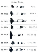 GRINDER STRAIGHT PNEUMATIC FUJI FG-4V-1