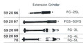 GRINDER EXTENSION PNEUMATIC FUJI FG-3HL-1