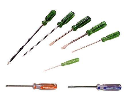 SCREWDRIVER PLASTIC HANDLE HEAVY-DUTY SLOTTED
