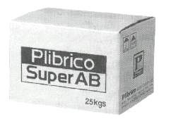 REFRACTORY PLASTIC FIRECLAY PLIBRICO SUPER AB 25KG - IMPA 812442