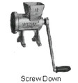 MEAT GRINDER MANUAL SCREW DOWN NO.12-A