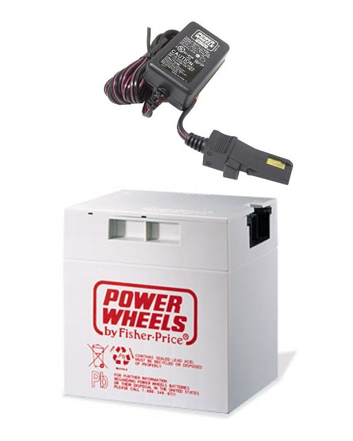 12 volt battery and charger for power wheels