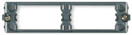 Frame 2M for panel mounting
2-module mounting frame, screws, for panel mounting, grey
