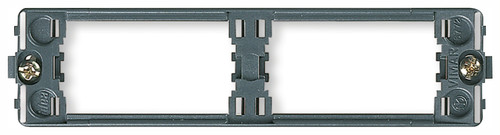 Frame 2M for panel mounting
2-module mounting frame, screws, for panel mounting, grey