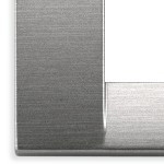 Idea Classica Plate 6M Technopolymer Satin Grey