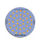 A grey circle Emma-36SMD-5050 WW. Many small yellow squares in the center. On a white background
