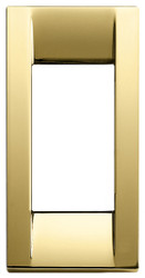 Classica plate 1Mpan metal polished gold
1-module Classica cover plate, die-cast metal, for panel mounting, polished gold