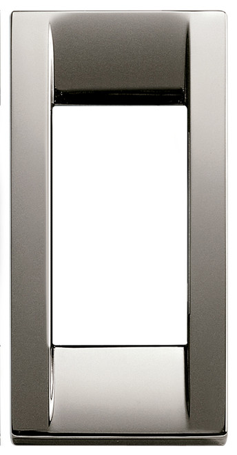 Classica plate 1Mpan metal blackchrome
1-module Classica cover plate, die-cast metal, for panel mounting, black chrome