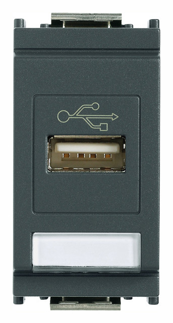 Idea 16368 USB Socket Connector Grey