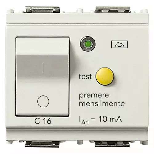 1P+N C16 RCBO 120-230V 10mA white - 16511.16.B