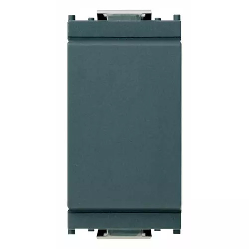 Blank module smooth front grey - 16542