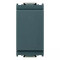 Blank module smooth front grey - 16542