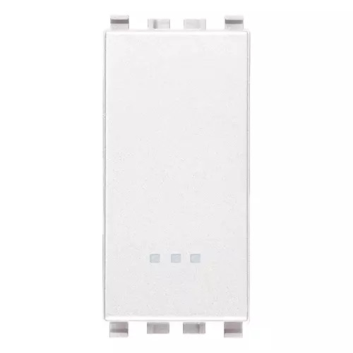 VIMAR Schalter 1P 16 AX – 5 Stück, Weiß, Beleuchtbar, Für Unterputzinstallation