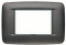 VIMAR EIKON 20683.15
Wiring devices / Traditional wiring devices / EIKON / Cover plates

Round plate 3M Black
3-module Round cover plate, metal, metallic titanium