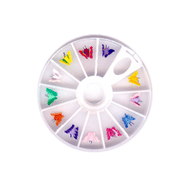 3D Plastic Shaped Nail Art - Butterflies (12pcs) -