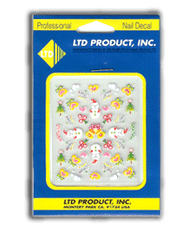 Christmas 5 Nail Decal