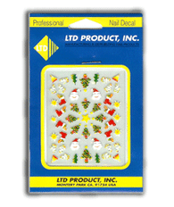 Christmas 6 Nail Decal