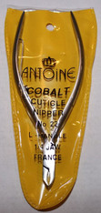 Cuticle Nippers - Antoine Cobalt #22 (1/4 jaw long handle)