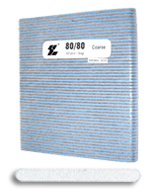 STL Nail Files Blue/Zebra center 80/80 (pack of 50)