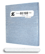STL Nail Files Blue/Zebra center 80/180 (pack of 50) 