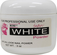 Rose Acrylic Powder - Super White (3 oz)