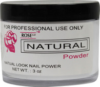 Rose Acrylic Powder - Natural (3 oz) 