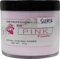 Rose Acrylic Powder - Super Pink (8 oz)