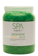BCL Spa Organics Dead Sea Salt Soak - Lemongrass & Green Tea (64 oz)
