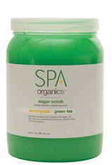 BCL Spa Organics Sugar Scrub - Lemongrass & Green Tea (64 oz)